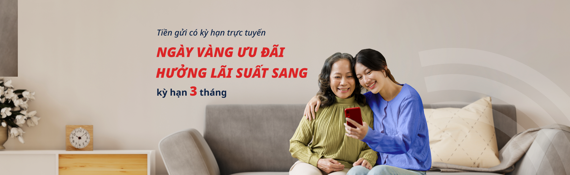 Chương trình khuyến mãi: Giờ vàng trở lại - Lãi chất về tay